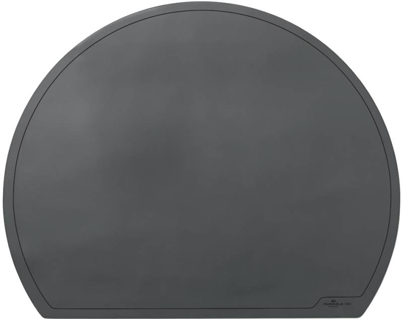 DURABLE Schreibunterlage halbrund, 650 x 520 mm, schwarz von Durable