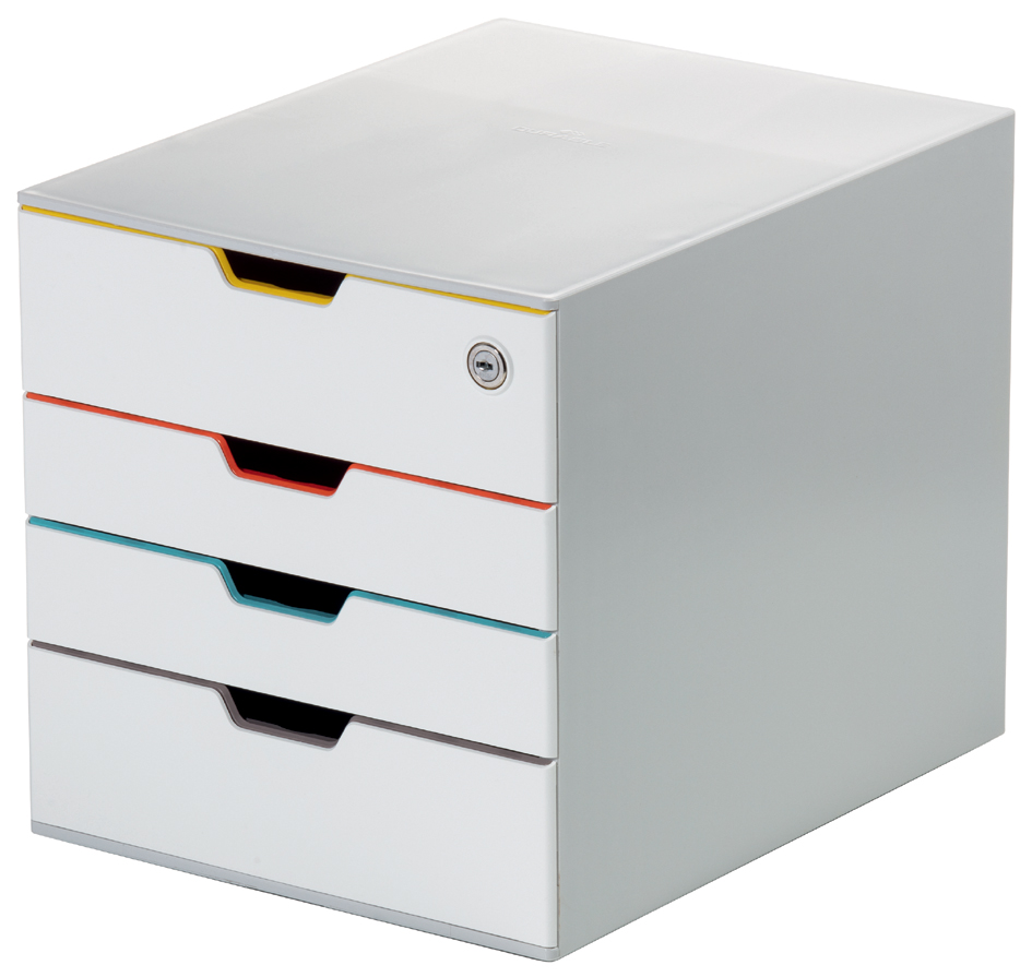 DURABLE Schubladenbox VARICOLOR MIX 4 SAFE, weiß DURABLE Schubladenbox VARICOLOR MIX 4 SAFE, weiß von Durable