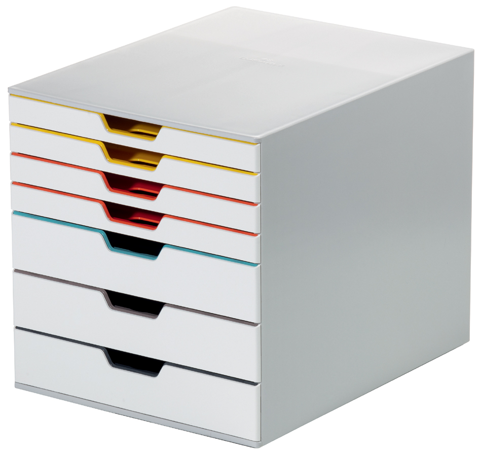 DURABLE Schubladenbox VARICOLOR MIX 7, 7 Schubladen, weiß DURABLE Schubladenbox VARICOLOR MIX 7, 7 Schubladen, weiß von Durable