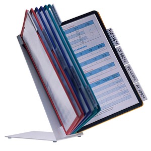 DURABLE Sichttafelsystem VARIO 557000 DIN A4 farbsortiert mit 10 St. Sichttafeln DURABLE Sichttafelsystem VARIO 557000 DIN A4 farbsortiert mit 10 St. Sichttafeln von Durable