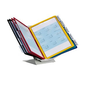DURABLE Sichttafelsystem Vario® Pro 10 557900 DIN A4 farbsortiert mit 10 St. Sichttafeln von Durable