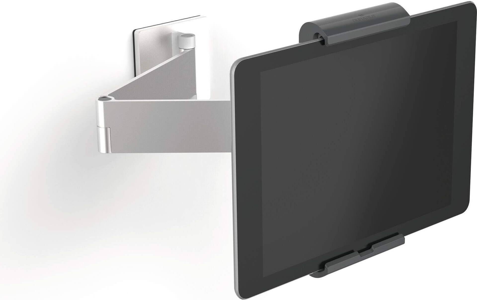 DURABLE TABLET HOLDER WALL ARM - Befestigungskit (Wandarm) für Tablett - Aluminium, Stahl, ABS-Kunststoff - Silber (7-13) (893423) von Durable
