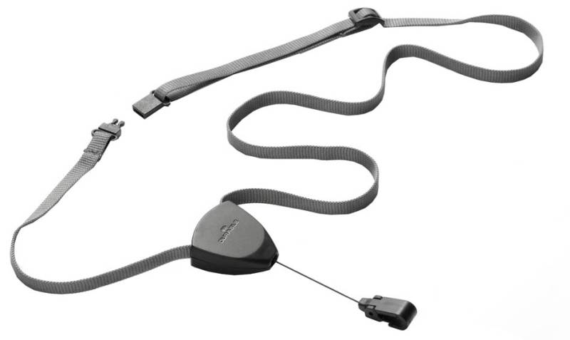 DURABLE Textilband FLEX, mit Jojo, grau von Durable