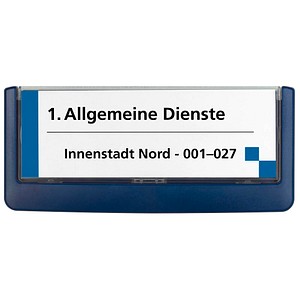 DURABLE Türschild CLICK SIGN Kunststoff blau 14,9 x 5,25 cm von Durable