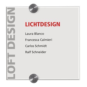 DURABLE Türschild CRYSTAL SIGN Acryl transparent 14,8 x 14,8 cm DURABLE Türschild CRYSTAL SIGN Acryl transparent 14,8 x 14,8 cm von Durable