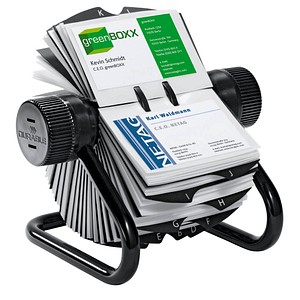 DURABLE Visitenkarten-Rollkartei Visifix schwarz, für 560 Visitenkarten DURABLE Visitenkarten-Rollkartei Visifix schwarz, für 560 Visitenkarten von Durable