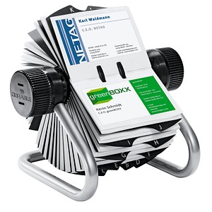 DURABLE Visitenkarten-Rollkartei Visifix silber, für 560 Visitenkarten DURABLE Visitenkarten-Rollkartei Visifix silber, für 560 Visitenkarten von Durable