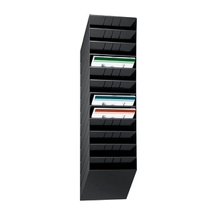 DURABLE Wandprospekthalter FLEXIBOXX schwarz DIN A4 von Durable