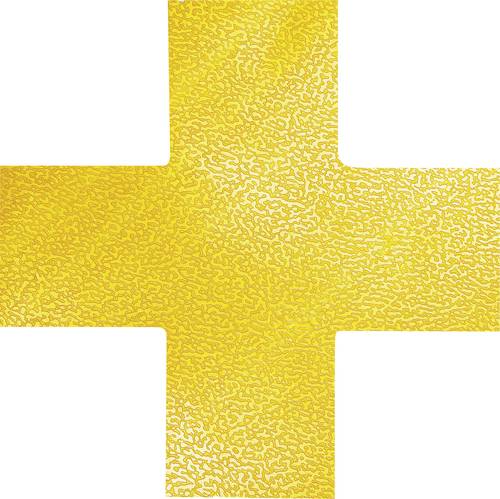 Durable 170104 Stellplatzmarkierung Form Kreuz Signal-Gelb 10 St. (L x B x H) 150 x 150 x 0.7mm von Durable