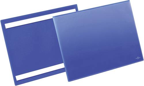 Durable 179807 Etikettentasche, selbstklebend Dunkelblau (B x H) 225mm x 311mm DIN A4 quer von Durable