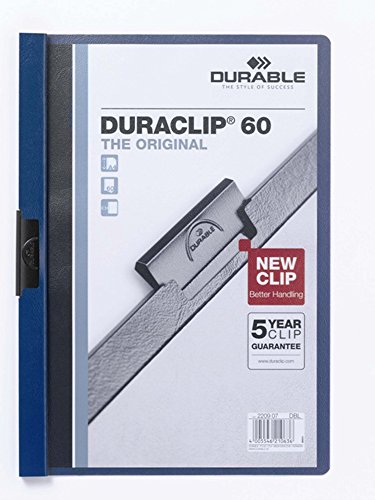Durable 2229 07 Div. Mappen Clip-Mappe dunkel blau Durable 2229 07 Div. Mappen Clip-Mappe dunkel blau von Durable