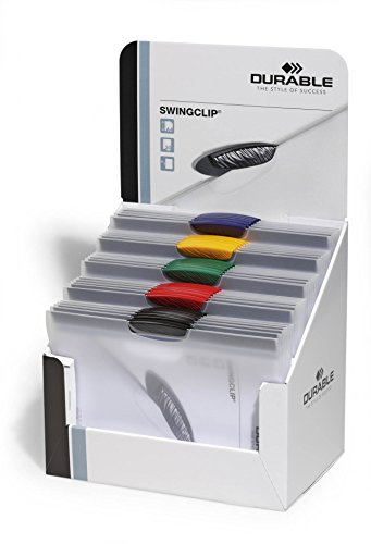 Durable 226100 Thekendisplay (mit 30 Swingclip Klemmmappen) von Durable