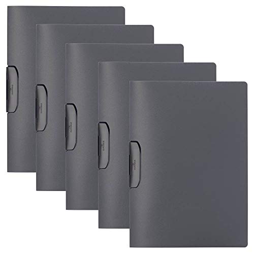 Durable 229557 – Packung von 25 Schnellhefter mit Clip drehbar-Öffnung seitlich, Kapazität 1 – 30 Blatt, Format A4, Farbe: Grau Anthrazit Durable 229557 – Packung von 25 Schnellhefter mit Clip drehbar-Öffnung seitlich, Kapazität 1 – 30 Blatt, Format A4, Farbe: Grau Anthrazit von Durable