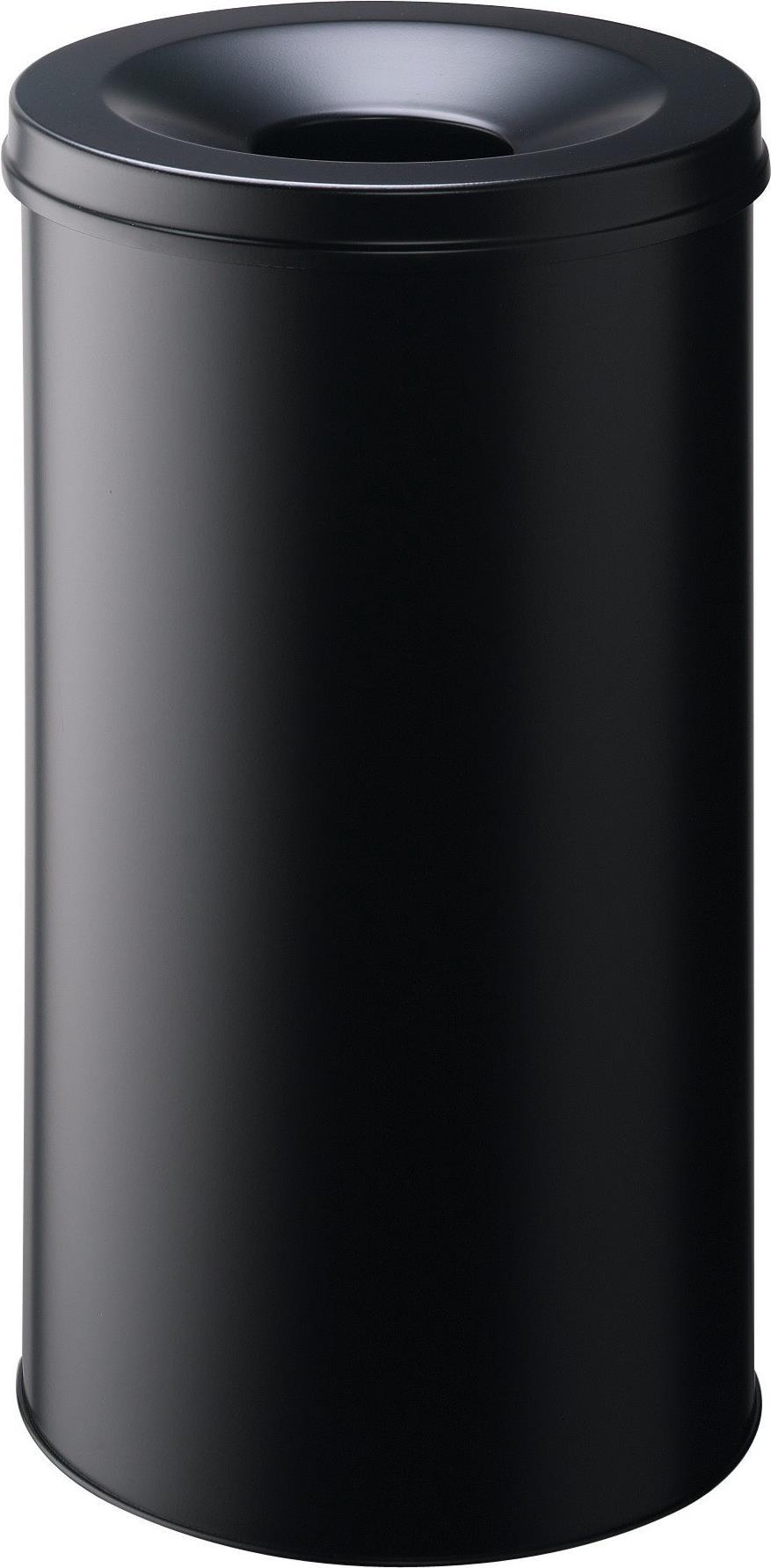 Durable 3307-01 60 l Rund Stahl Schwarz (330701) von Durable