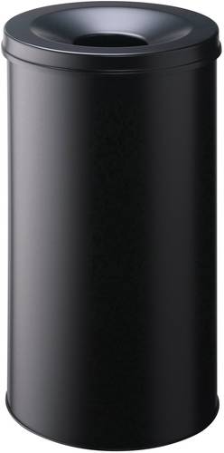 Durable 330701 Papierkorb 60l (Ø x H) 375mm x 662mm Stahl Schwarz 1St. von Durable
