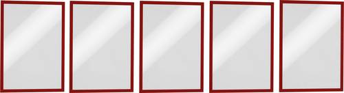 Durable 486903 DURAFRAME MAGNETIC A4 - 4869 Magnetrahmen DIN A4 Rot (B x H) 238mm x 324mm 5St. von Durable
