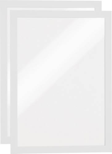 Durable 487202 DURAFRAME A4 - 4872 Info-Rahmen, selbstklebend DIN A4 Weiß (B x H) 236mm x 322mm 2St. von Durable