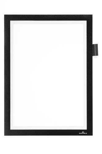 Durable 499301 DURAFRAME NOTE A4 - 4993 Info-Rahmen, selbstklebend DIN A4 Schwarz (B x H) 238mm x 32 von Durable