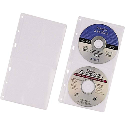 Durable 5203 – 19 Handy für CD/DVD – Briefumschläge für optische Medien (Handy, transparent, Polypropylen) von Durable