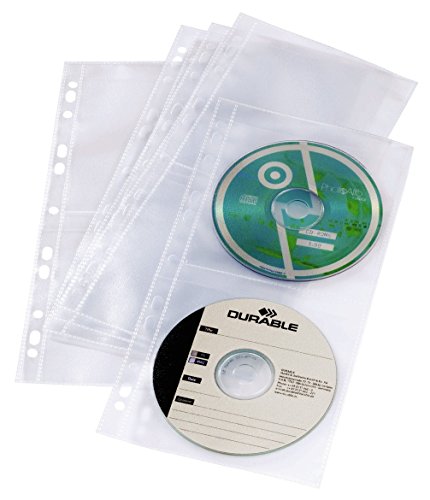 Durable 5282-19 CD-/DVD-Hlle Cover Light S, für 4 CD's, PP, durchsichtig von Durable