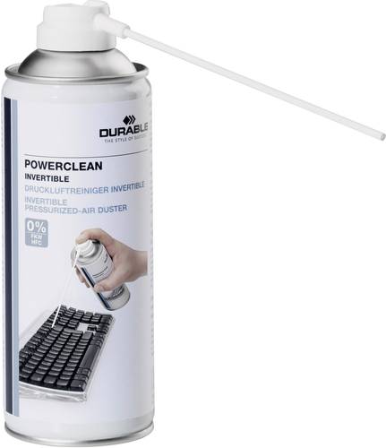 Durable 579719 POWERCLEAN INVERTIBLE Druckgasspray inkl. Sprühröhrchen 200ml von Durable