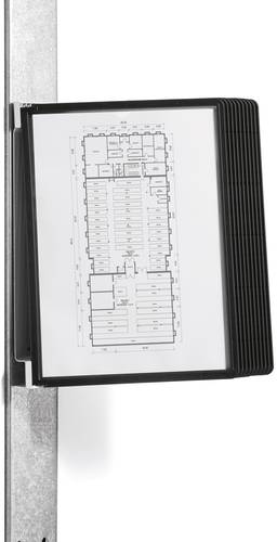 Durable 591801 Sichttafel Schwarz (B x H x T) 325 x 390 x 260mm DIN A4 von Durable