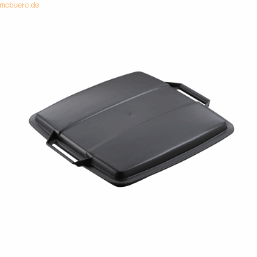 Durable Abfalleimer DURABIN FLIP VEH2012033 52x61x49cm grau/schwarz Durable Abfalleimer DURABIN FLIP VEH2012033 52x61x49cm grau/schwarz von Durable