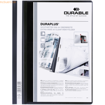 Durable Angebotshefter Duraplus A4 schwarz von Durable