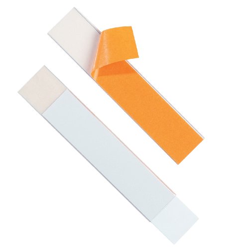 Durable Beschriftungsfenster Labelfix, selbstklebend, für Etiketten 200 x 40 mm, transparent, Packung à 5 Stück, 804019 von Durable