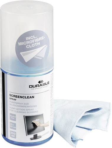 Durable Bildschirmreiniger 200ml inkl. Reinigungstuch SCREENCLEAN 582300 1 Set von Durable