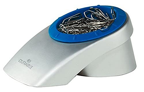 Durable Büroklammernspender Paper Clip Box, 1 Stück, silber, 771323 von Durable