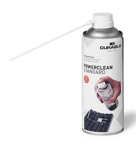 Durable Druckgasreiniger Powerclean Standard (Druckgasspray) 400 ml, 579619 von Durable