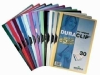 Durable Duraclip 30, Rot, Transparent, PVC, 30 Blätter, A4, 1 Stück(e) von Durable