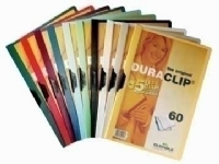 Durable Duraclip 60, Rot, Transparent, PVC, 60 Blätter, A4, 1 Stück(e) von Durable