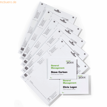 Durable Einsteckschild für Türschild Info Sign 149x105,5mm VE=20 Schil von Durable