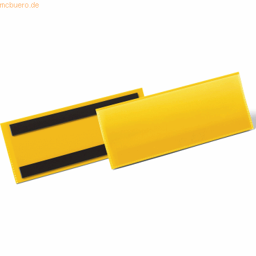 Durable Etikettentasche magnetisch 297x74mm gelb VE=50 Stück Durable Etikettentasche magnetisch 297x74mm gelb VE=50 Stück von Durable