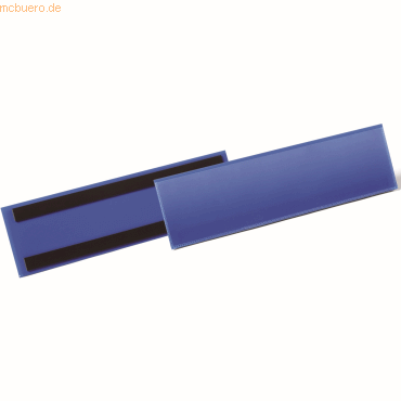 Durable Etikettentaschen magnetisch 297x74mm blau VE=50 Stück Durable Etikettentaschen magnetisch 297x74mm blau VE=50 Stück von Durable
