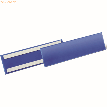 Durable Etikettentaschen selbstklebend 297x74mm blau VE=50 Stück Durable Etikettentaschen selbstklebend 297x74mm blau VE=50 Stück von Durable