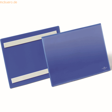 Durable Etikettentaschen selbstklebend A5 quer blau VE=50 Stück Durable Etikettentaschen selbstklebend A5 quer blau VE=50 Stück von Durable