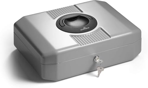Durable Geldkassette Euroboxx mit 2 Schlüsseln, inkl. Zählbrett und Geldscheinfächern, silbergrau, 178257 Durable Geldkassette Euroboxx mit 2 Schlüsseln, inkl. Zählbrett und Geldscheinfächern, silbergrau, 178257 von Durable