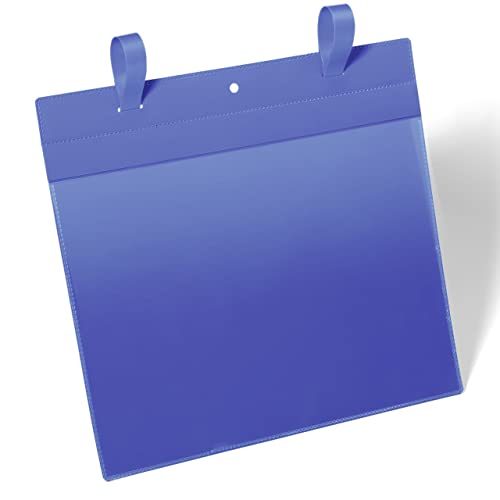 Durable Gitterboxtasche (A4 quer) Packung à 50 Stück blau, 175107 von Durable