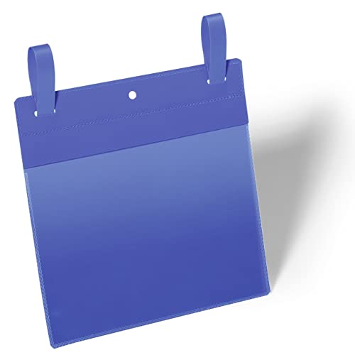 Durable Gitterboxtasche (A5 quer) Packung à 50 Stück blau, 174907 von Durable