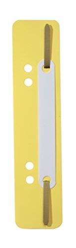 Durable Heftstreifen Flexi, 1 Packung à 250 Stück, gelb, 690104 von Durable