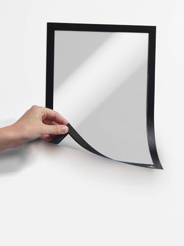 Durable Info-Rahmen Duraframe Magnetic (A4, Magnetrahmen für metallische Oberflächen) 5 Stück, schwarz, 486901 von Durable