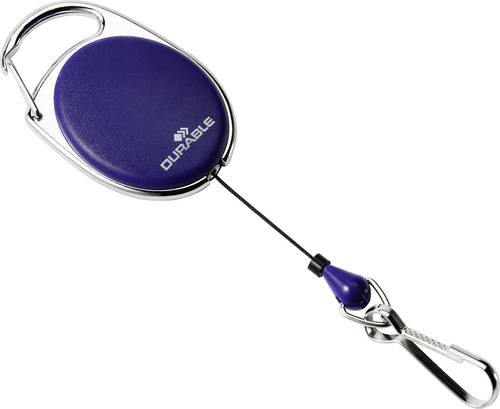 Durable JOJO STYLE - 8327 Jojo für Ausweishalter Federhaken Blau 0.8m 832707 von Durable