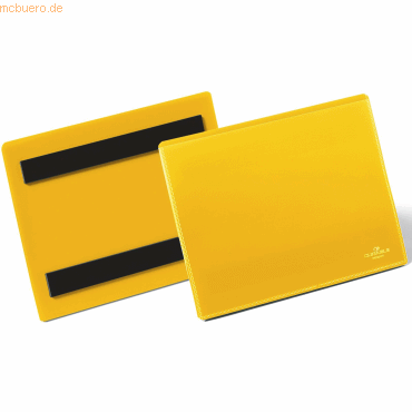 Durable Kennzeichnungstasche magnetisch A6 quer PP gelb VE=50 Stück Durable Kennzeichnungstasche magnetisch A6 quer PP gelb VE=50 Stück von Durable
