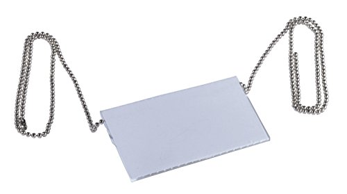 Durable Kette für Namensschilder (850 mm, ohne Nickel) Beutel à 10 Stück, metallic silber, 810423 von Durable