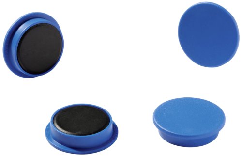Durable Magnete, Industrieverpackung, 15 mm, 75p, blau, 20 Stück, 475106 von Durable