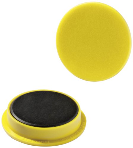 Durable Magnete, Industrieverpackung, 21 mm, 210p, gelb, 20 Stück, 475204 von Durable