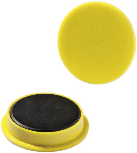 Durable Magnete, Industrieverpackung, 37 mm, 1000p, gelb, 20 Stück, 475404 von Durable